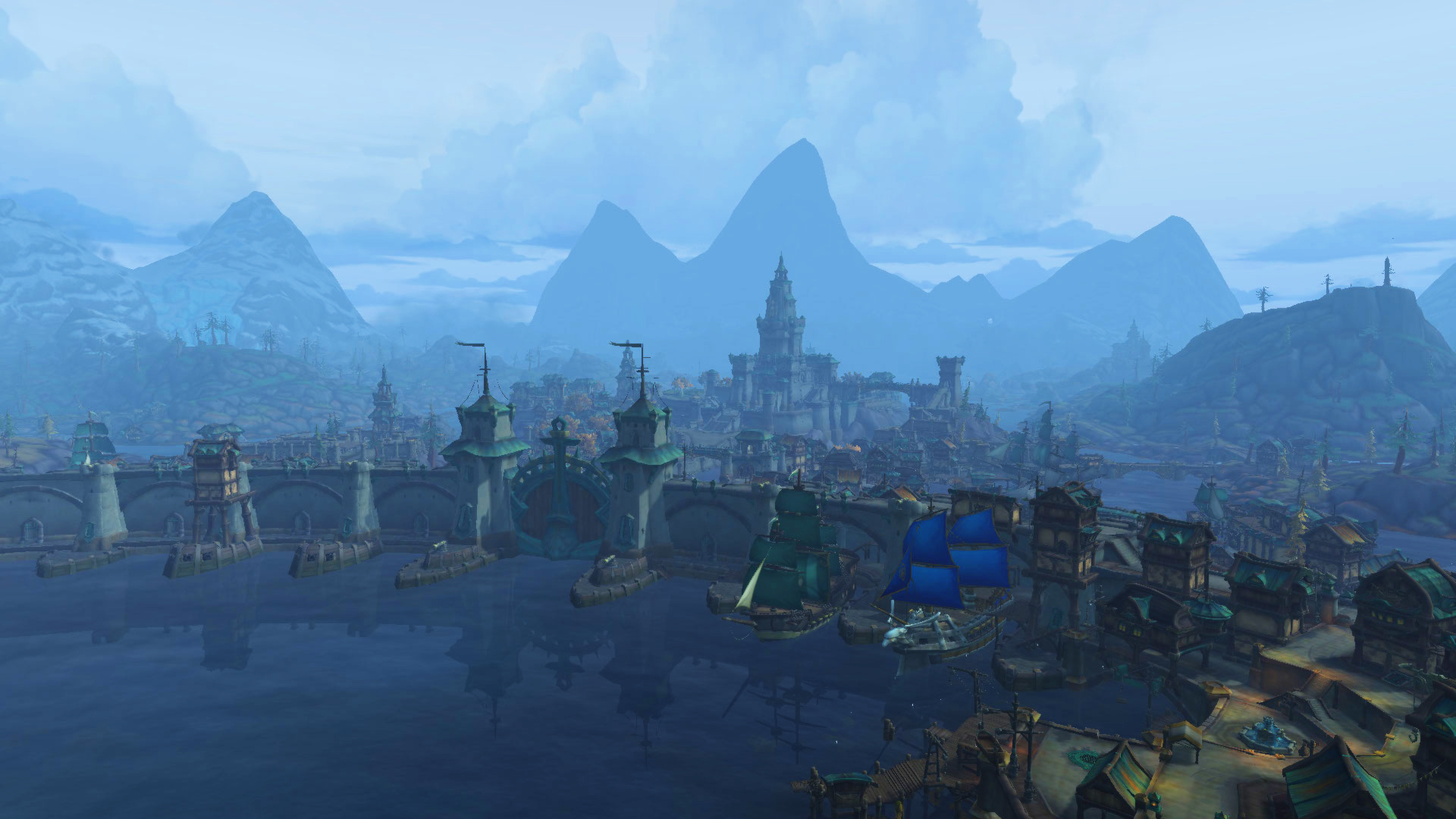 Boralus, capitale de Kul Tiras et de l'Alliance à Battle for Azeroth