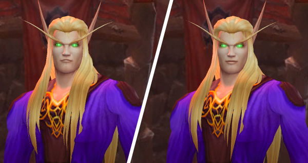 battle for azeroth : personnalisation de la couleur de peau et visages de l'elfe de sang