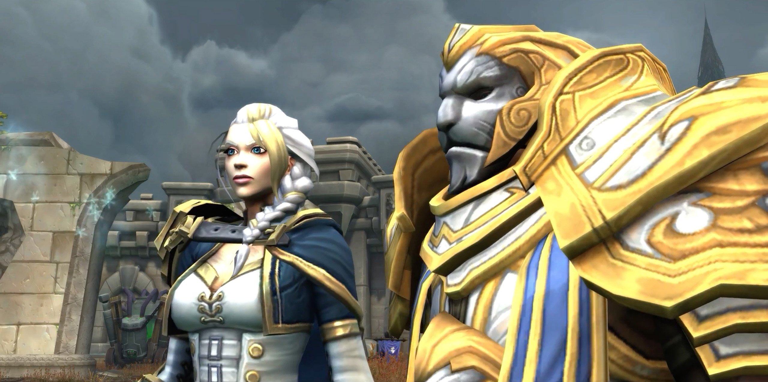 Anduin et Jaina sur le front