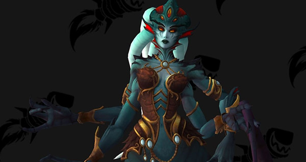 reine azshara : nouveau modele et voix du boss