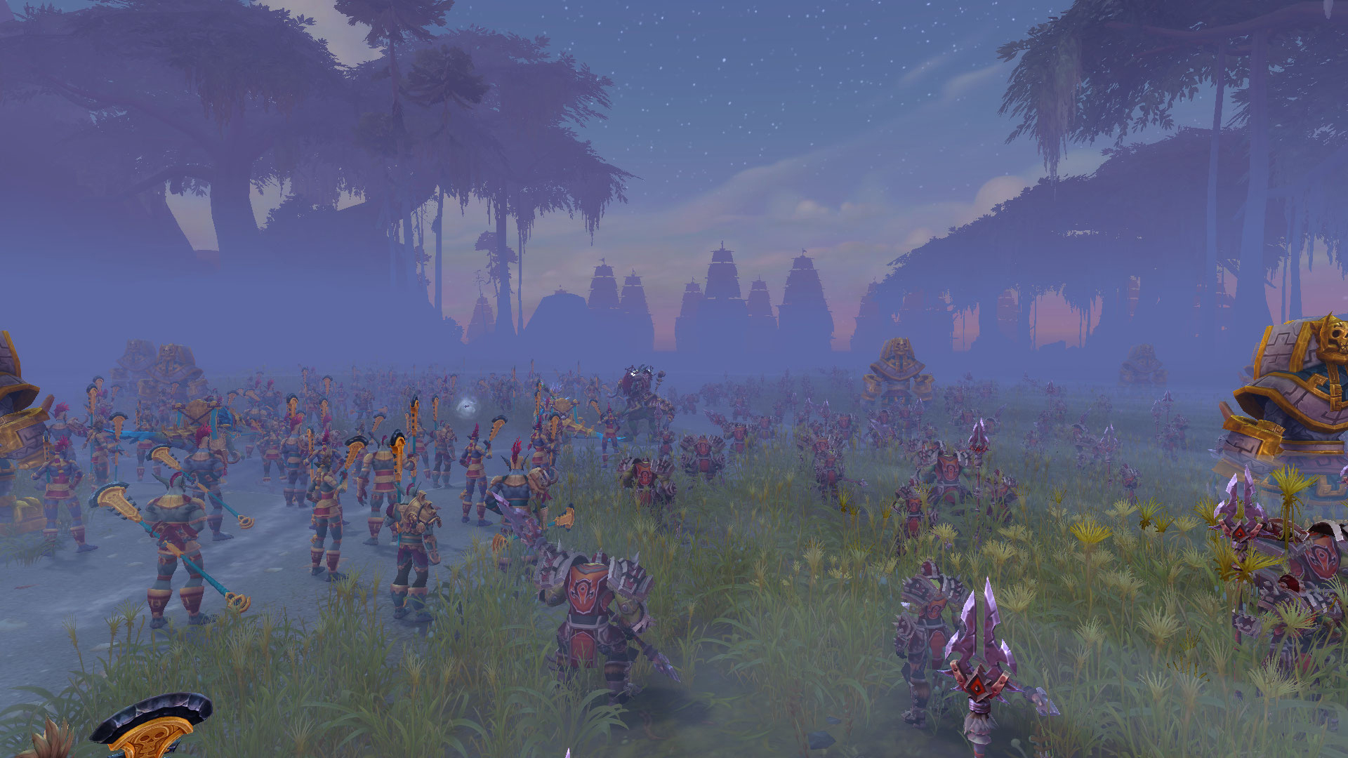 L'armée zandalari et la Horde se préparent à affronter la flotte de Kul Tiras