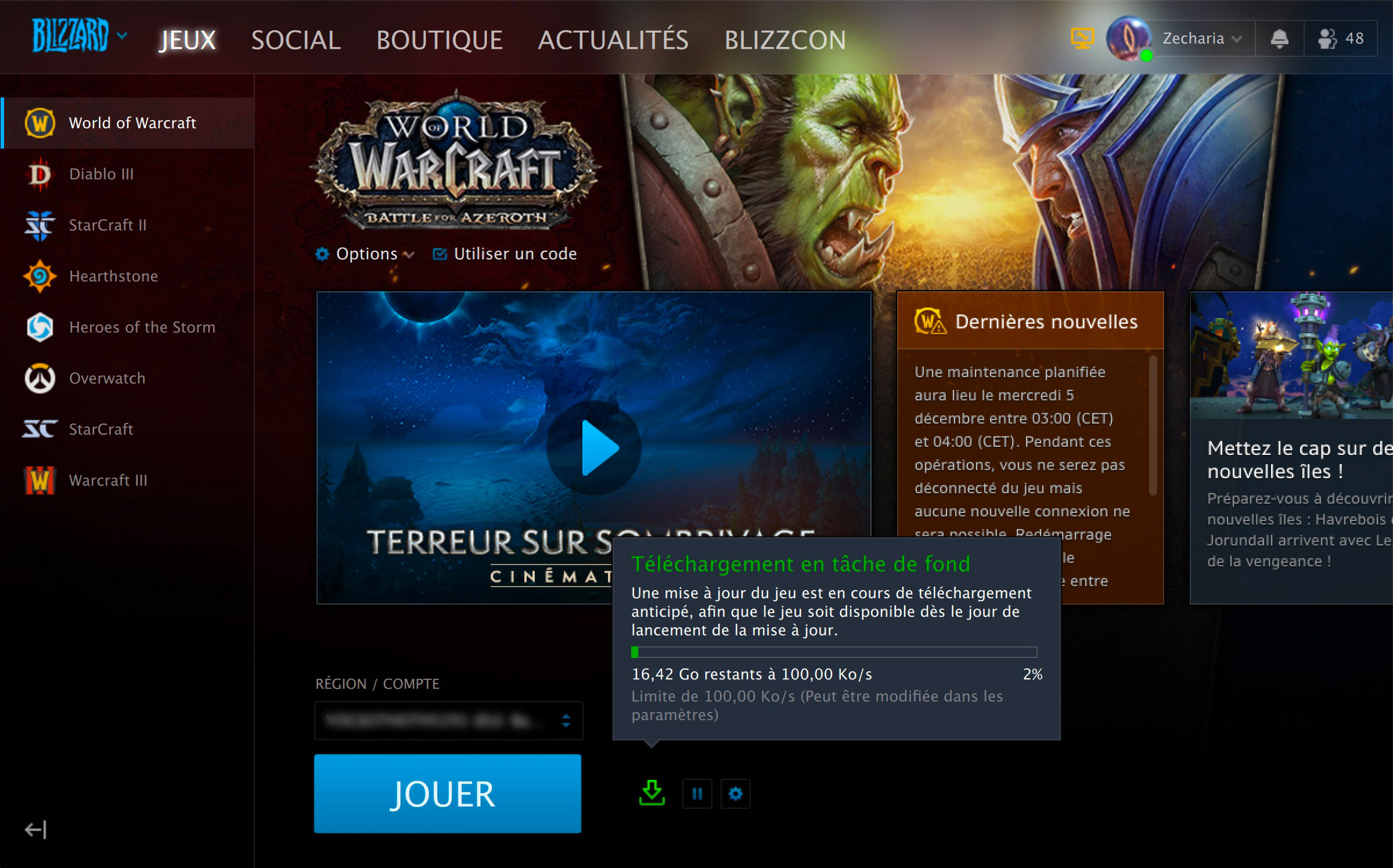 Le patch 8.1 peut d'ores et déjà être téléchargé