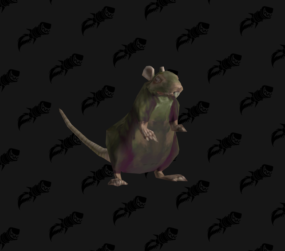 Queue de rat lépreux, mascotte BFA qui s'obtient via le donjon de mascottes Gnomeregan