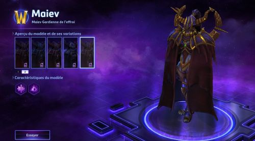 Image de Heroes of the Storm : skins Maiev gardienne et gardienne infernale