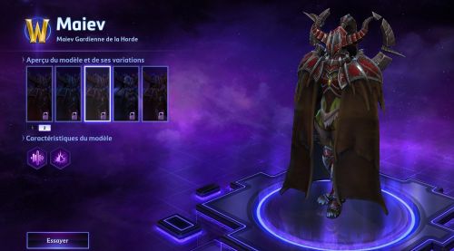 Image de Heroes of the Storm : skins Maiev gardienne et gardienne infernale