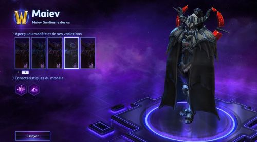 Image de Heroes of the Storm : skins Maiev gardienne et gardienne infernale