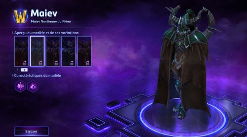 Image de Heroes of the Storm : skins Maiev gardienne et gardienne infernale