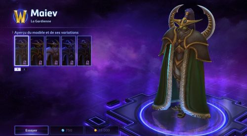 Image de Heroes of the Storm : skins Maiev gardienne et gardienne infernale