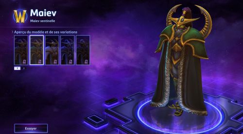 Image de Heroes of the Storm : skins Maiev gardienne et gardienne infernale