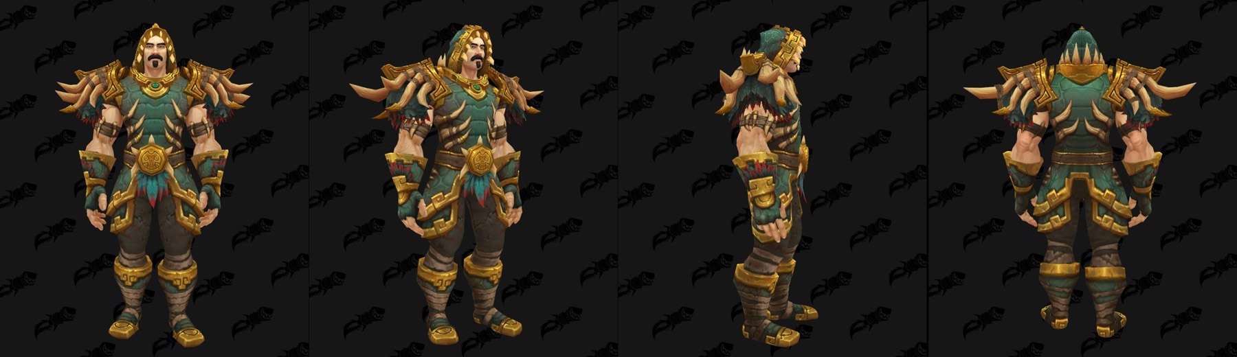 Ensemble d'armure en cuir issus des donjons de Zandalar