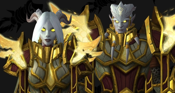 races alliees : mise a jour des armures heritages des elfes du vide et des draenei sancteforge