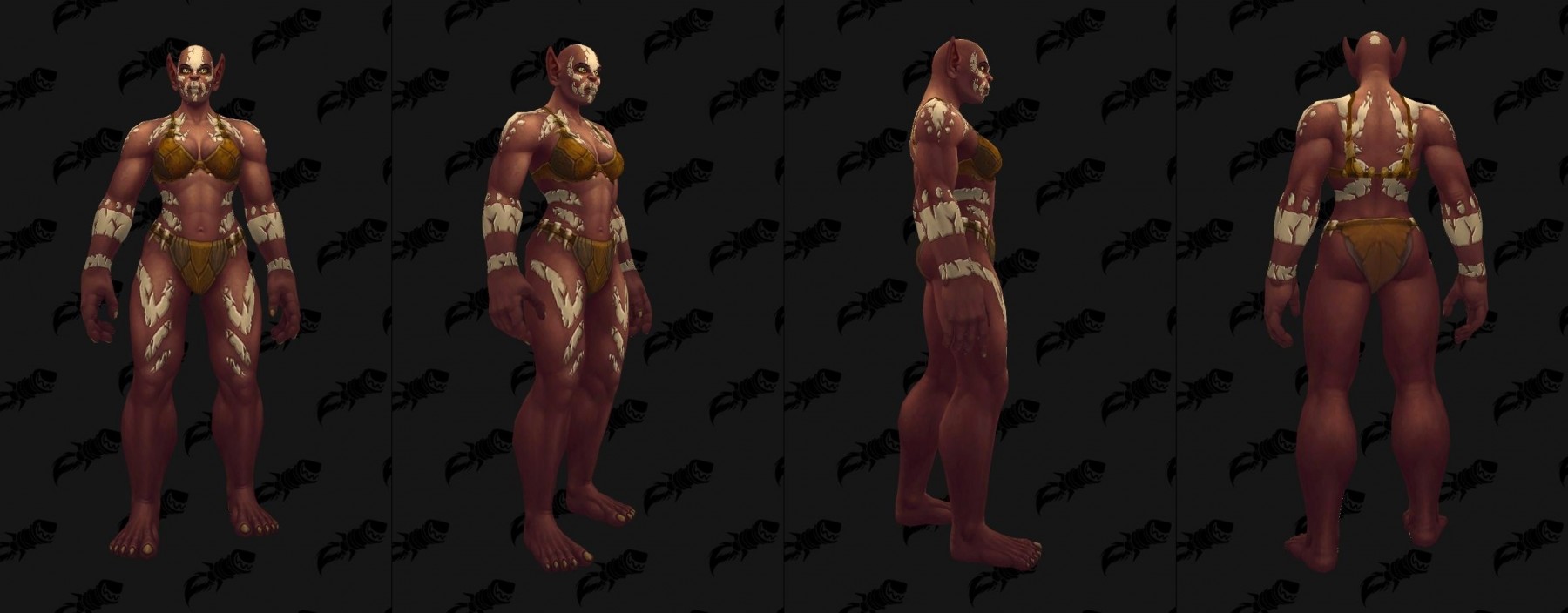 Tatouages des Orcs Mag'har (femme) à Battle for Azeroth