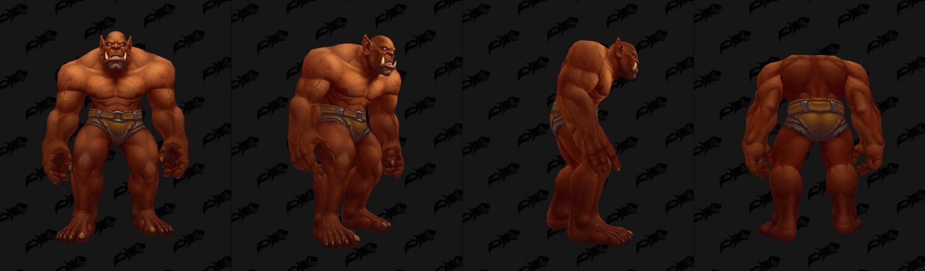 Couleurs de peau des Orcs Mag'har (homme) à Battle for Azeroth