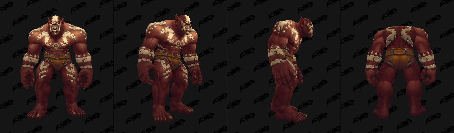 Tatouages des Orcs Mag'har (homme) à Battle for Azeroth