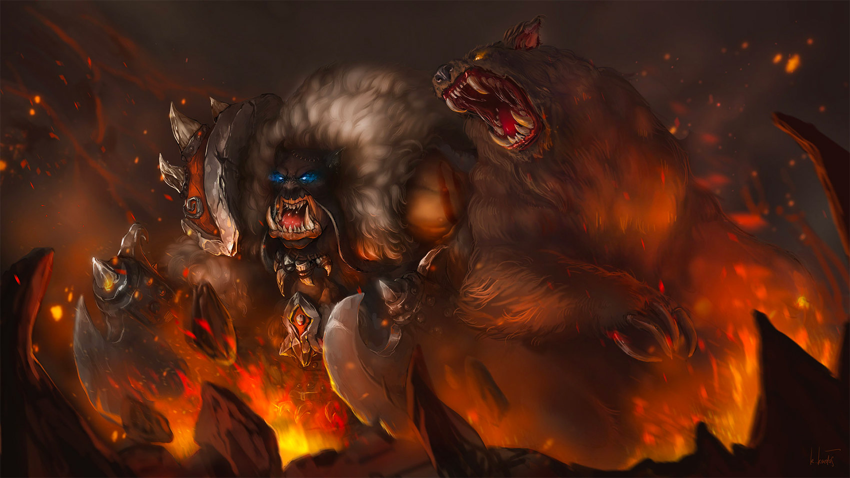 Rexxar se bat du côté de la Horde dans Battle for Azeroth