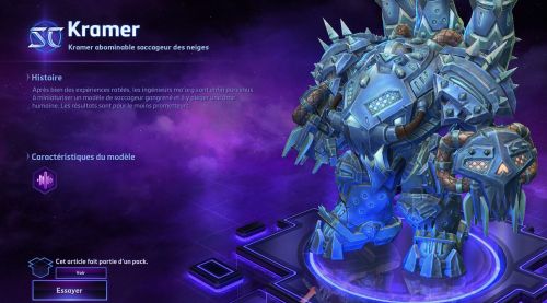 Image de Heroes of the Storm : skins Kramer flammeur vétéran et saccageur gangrené