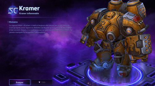 Image de Heroes of the Storm : skins Kramer flammeur vétéran et saccageur gangrené