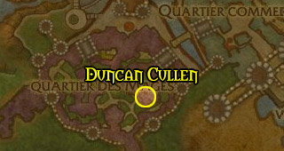 Emplacement de Duncan Cullen à Hurlevent