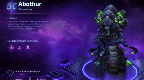 Image de Heroes 2.29.8 : skins Xéno-Abathur