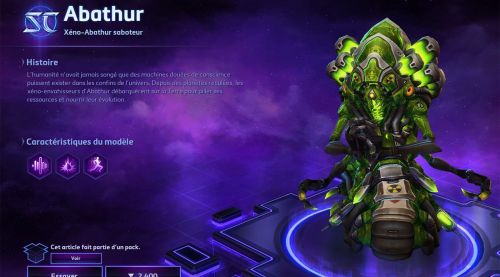 Image de Heroes 2.29.8 : skins Xéno-Abathur