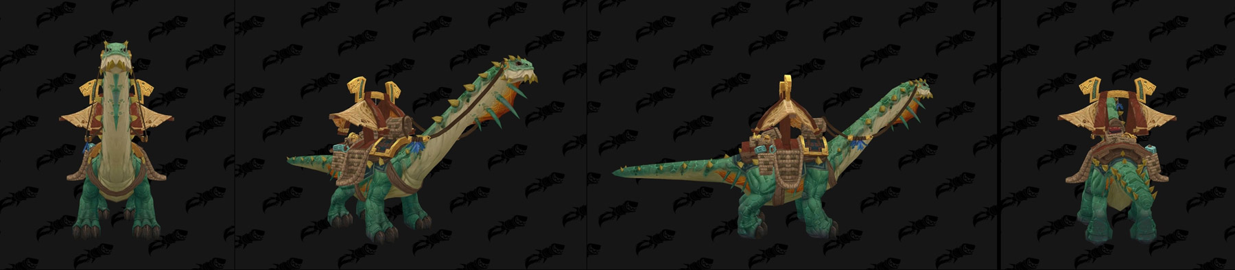 Monture Brontosaurus de coloris vert - Battle for Azeroth