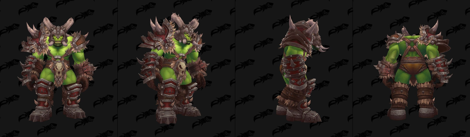 Ensemble clan Orc - Modèle masculin - Incomplet - Battle for Azeroth