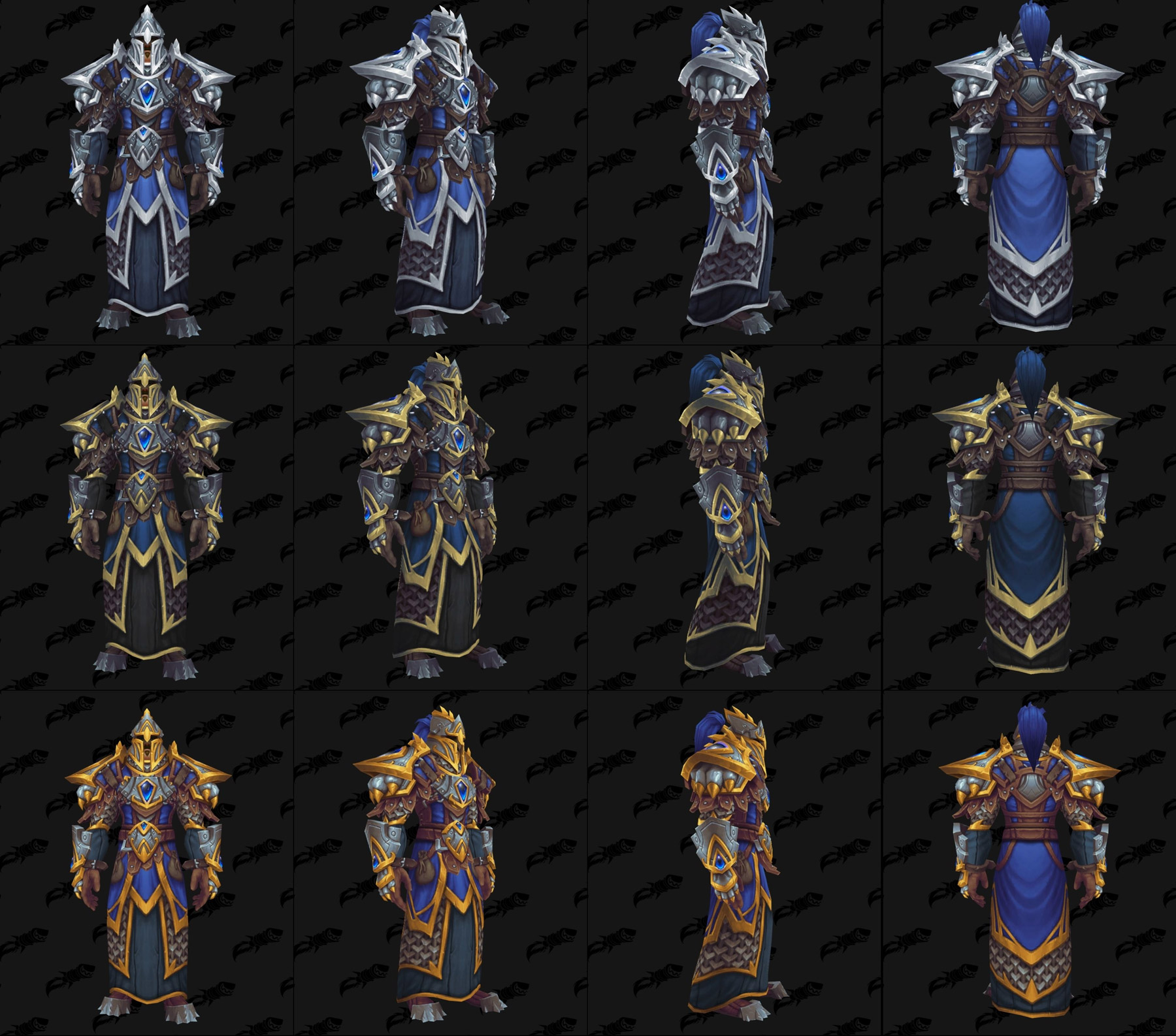 Ensembles Front de guerre (Alliance) en maille - Tier 3 - Battle for Azeroth