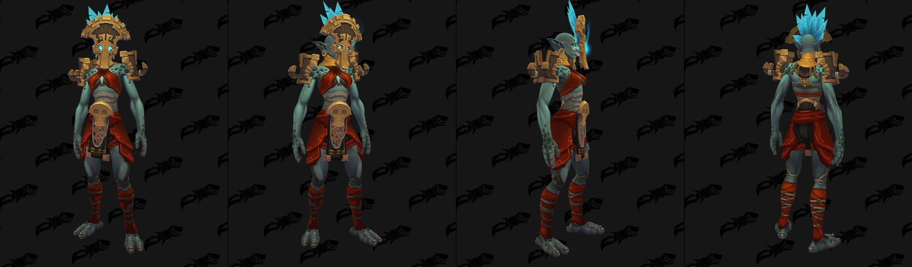 Ensemble héritage incomplet - Modèle féminin - Troll Zandalari - Battle for Azeroth