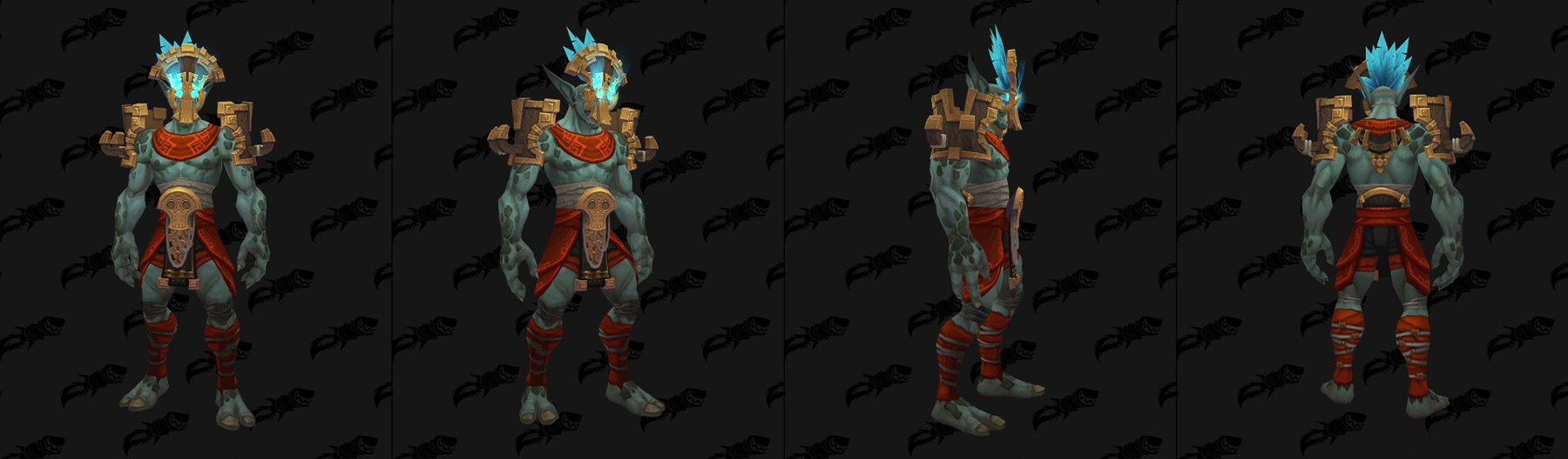 Ensemble héritage incomplet - Modèle masculin - Troll Zandalari - Battle for Azeroth