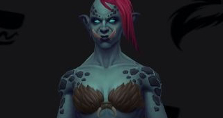 Couleur de peau Trollesse zandalari