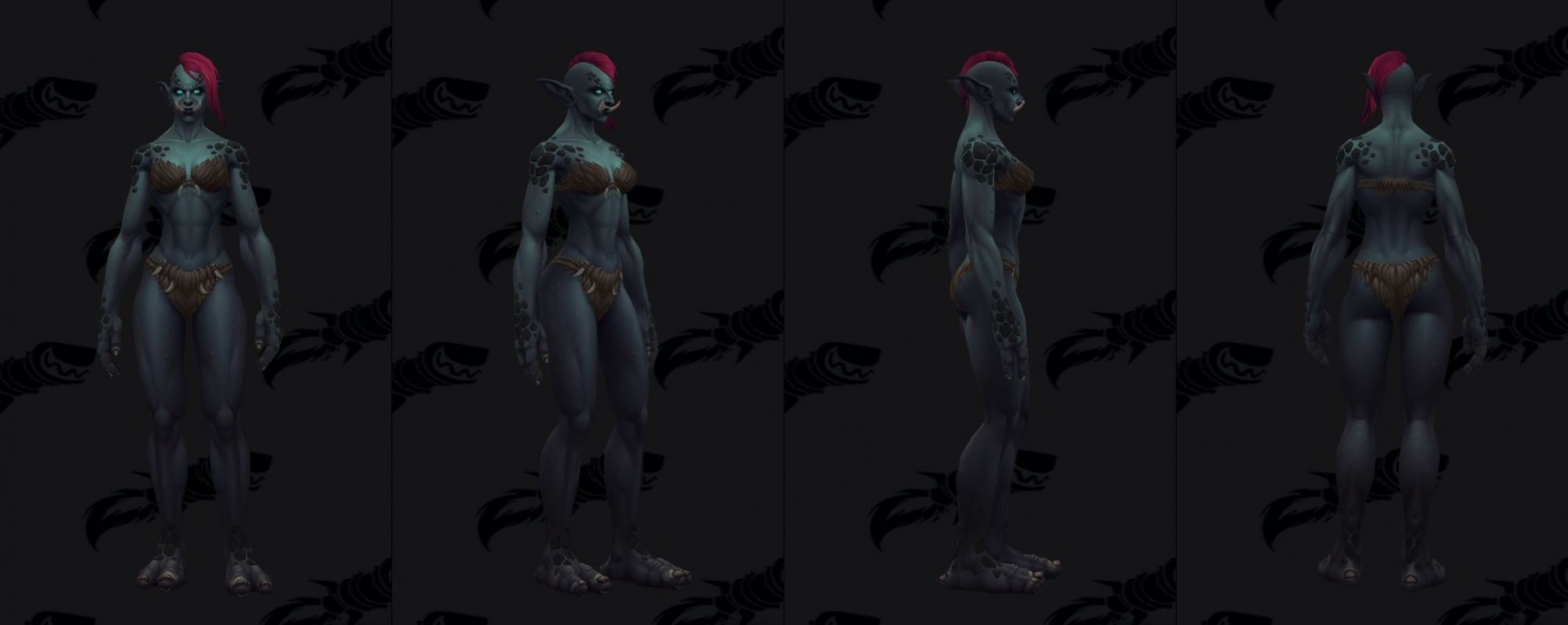 Couleur de peau Trollesse zandalari