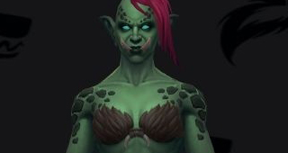 Couleur de peau Trollesse zandalari