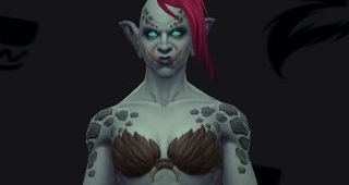 Couleur de peau Trollesse zandalari