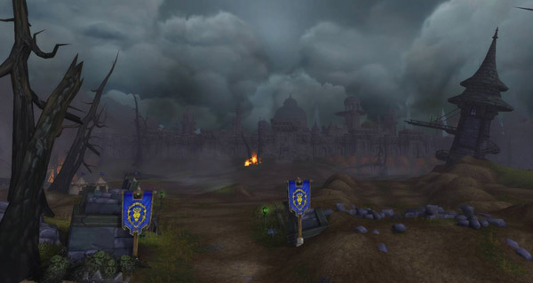 battle for azeroth : une image de lordaeron apres la bataille