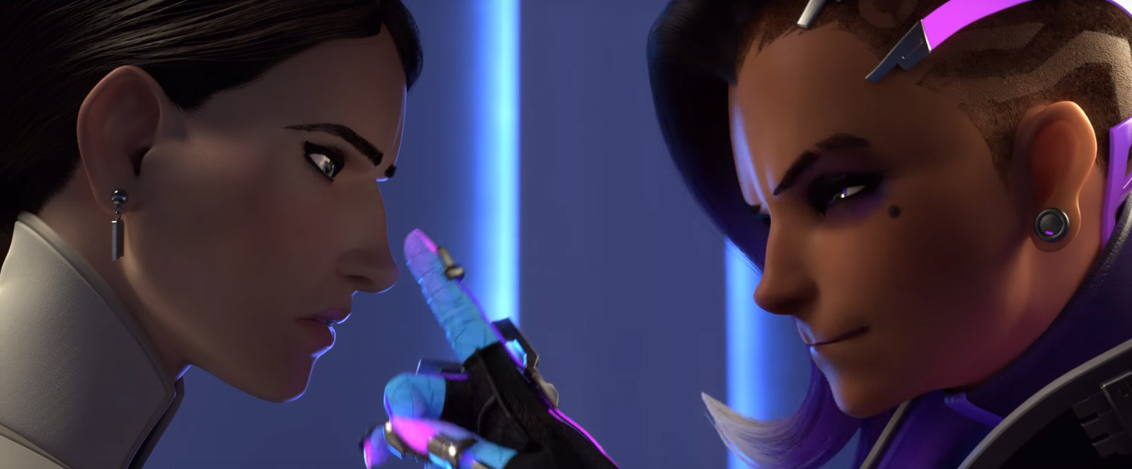 Sombra utilisant le boop face à Katya Volskaya