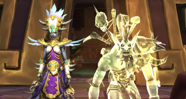 talanji et vol'jin : nouvelle cinematique in game battle for azeroth