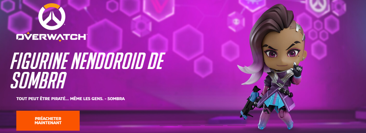 Exemple de préachat sur la boutique Blizzard Gear européenne