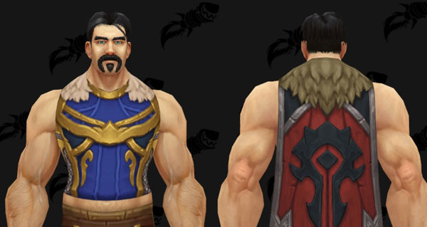 battle for azeroth : des tabards et des capes pour l'alliance et la horde