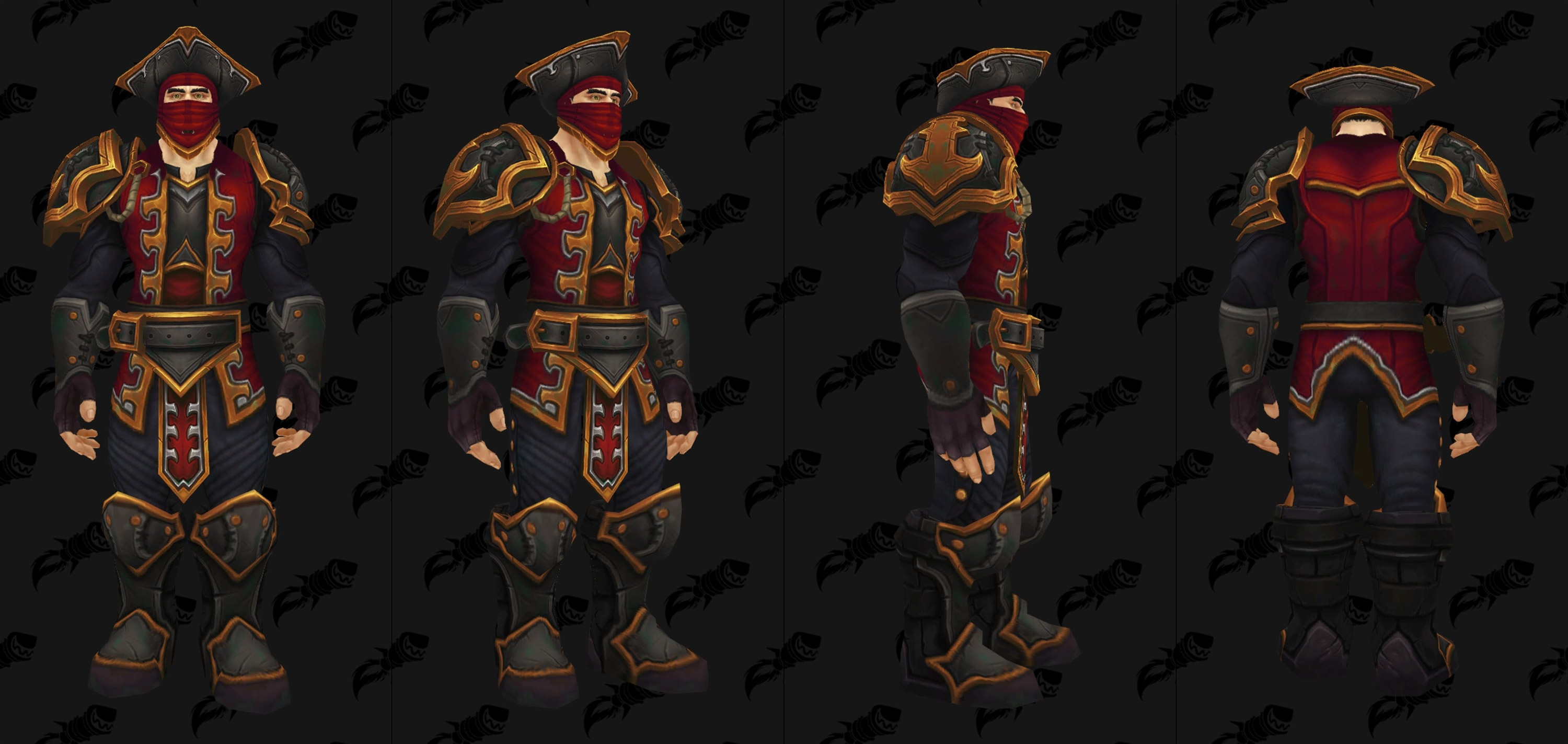 Set d'armure de donjon en cuir de Kul Tiras - Coloris 3