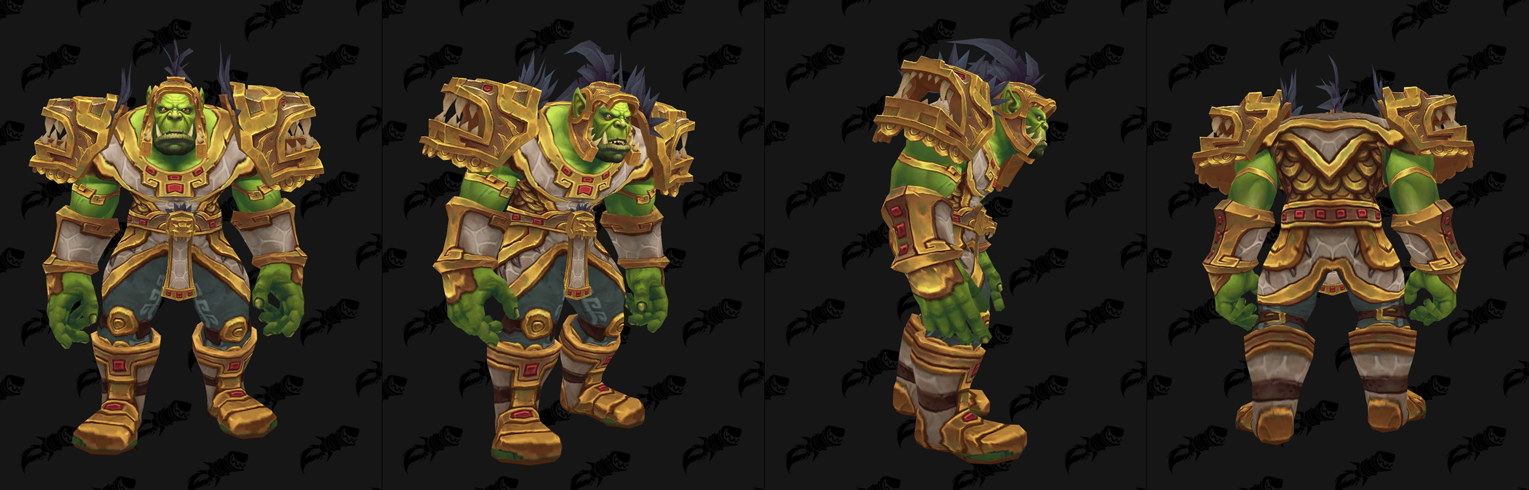 Set d'armure de donjon en mailles de Zandalar - Coloris 1