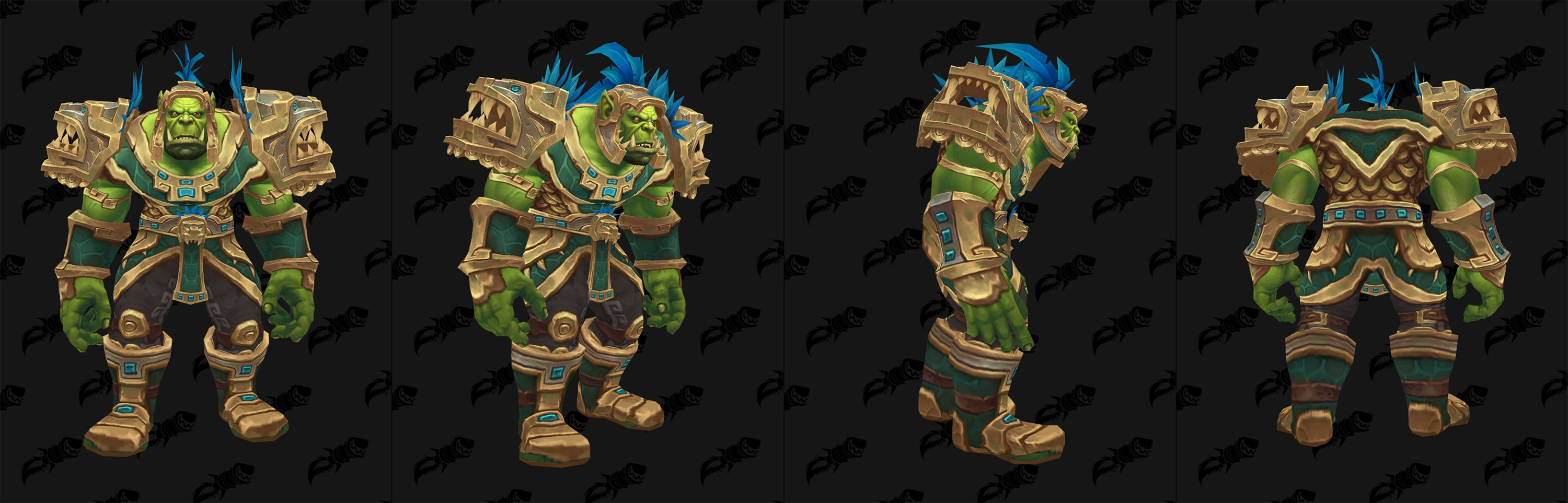 Set d'armure de donjon en mailles de Zandalar - Coloris 4