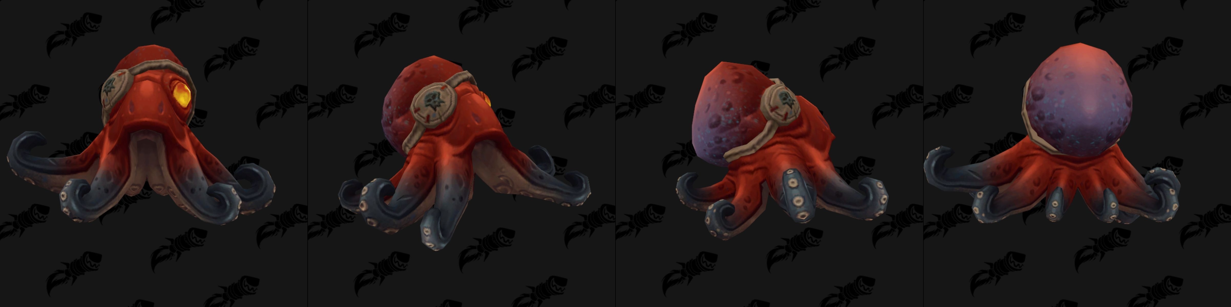 Bébé pieuvre dans Battle for Azeroth coloris rouge