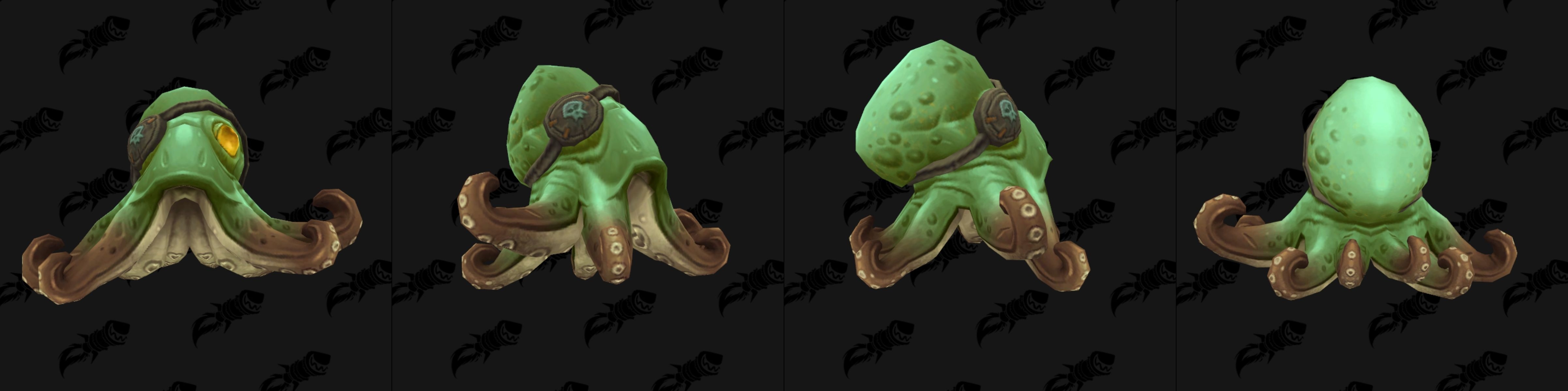 Bébé pieuvre dans Battle for Azeroth coloris vert