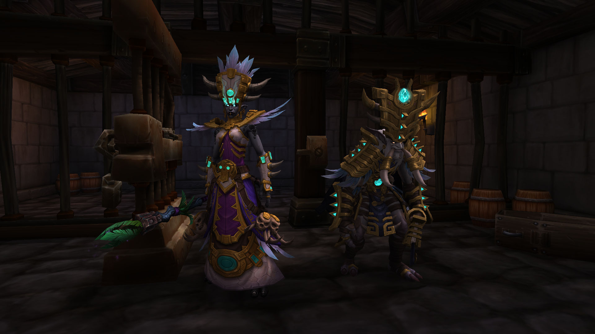 La princesse zandalari Talanji et Zul le Prophète