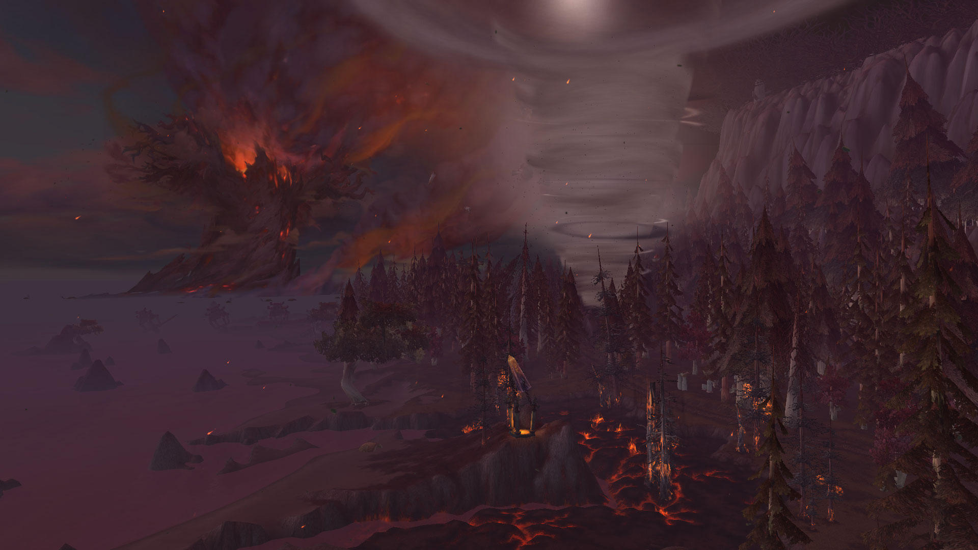 Teldrassil depuis Sombrivage