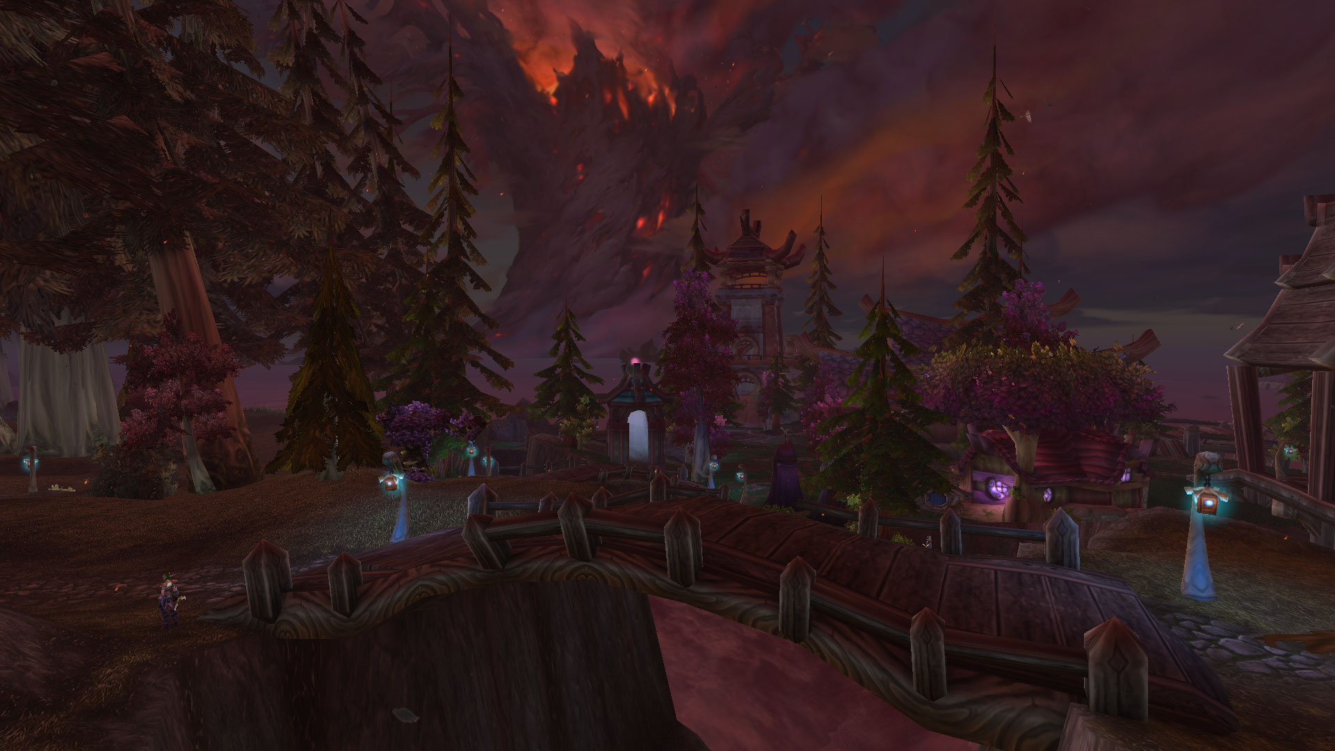 Teldrassil depuis Lor'danel