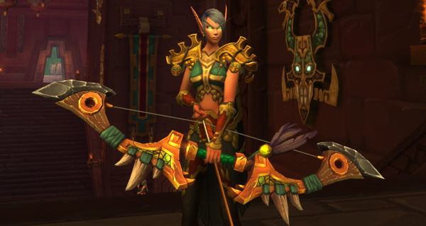 battle for azeroth : nouvelles poses de combat pour le chasseur