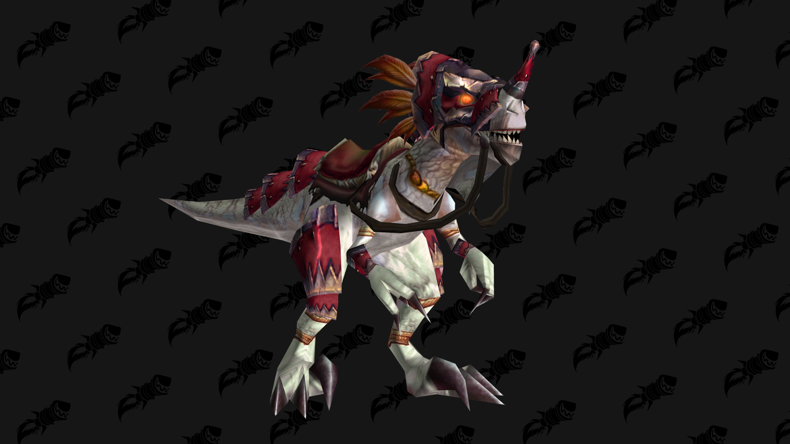Monture front de guerre Raptor albinos véloce