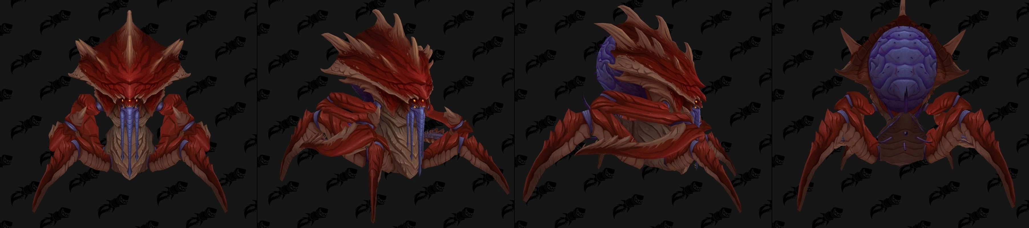 Nouveau modèle d'aqir la sentinelle insectoïde dans Battle for Azeroth