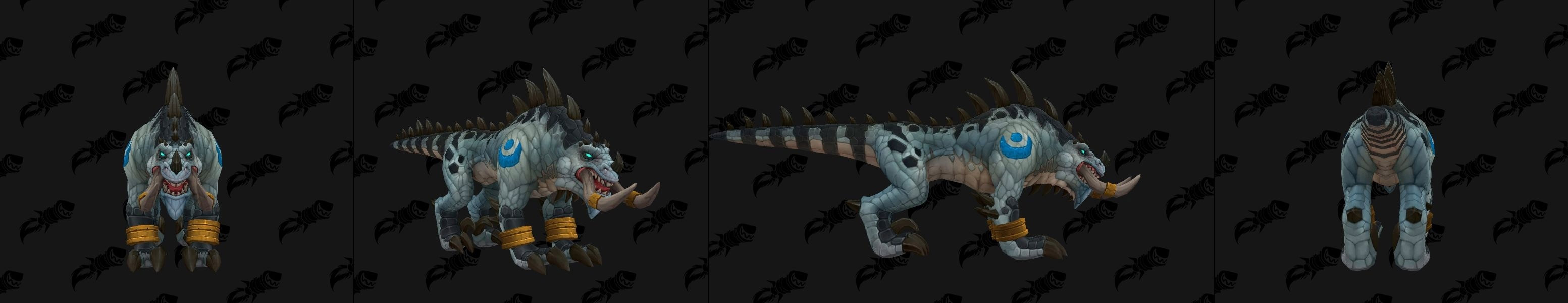 Forme de félin pour le Troll zandalari à Battle for Azeroth coloris blanc